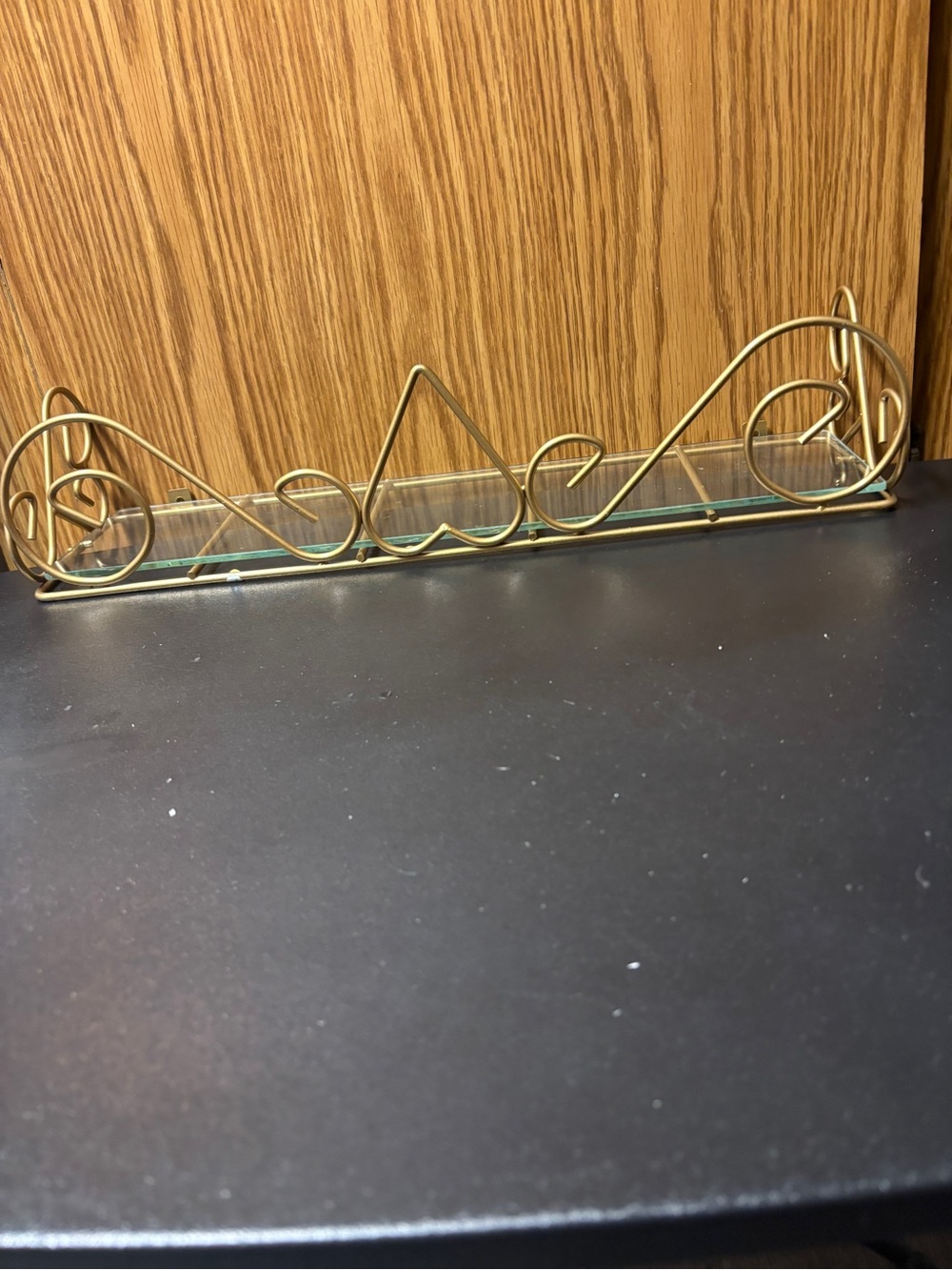 Gold Metal Bathtub Caddy Tray - Decorative Tub Rack